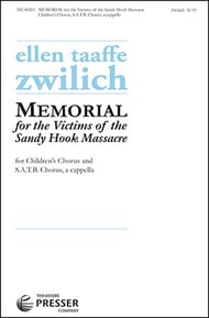 Memorial for the Victims of the Sandy Hook Massacre SATB choral sheet music cover